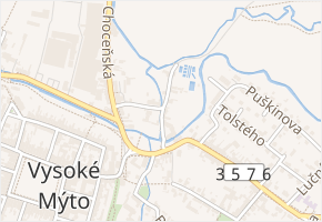 Weinfurtherova v obci Vysoké Mýto - mapa ulice