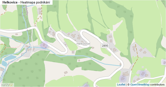 Helkovice - mapa podnikání