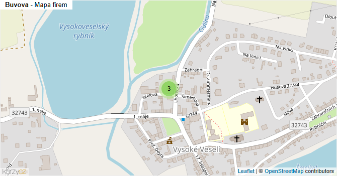 Buvova - mapa firem