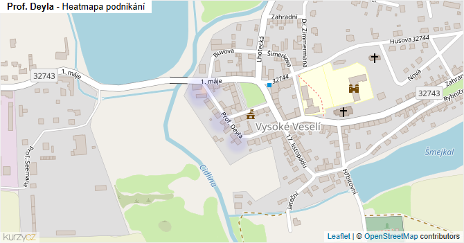 Prof. Deyla - mapa podnikání