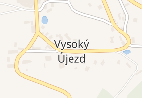 Vysoký Újezd v obci Vysoký Újezd - mapa části obce