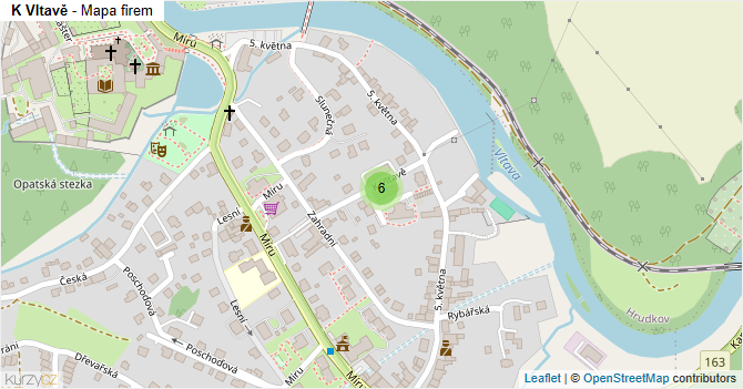 K Vltavě - mapa firem