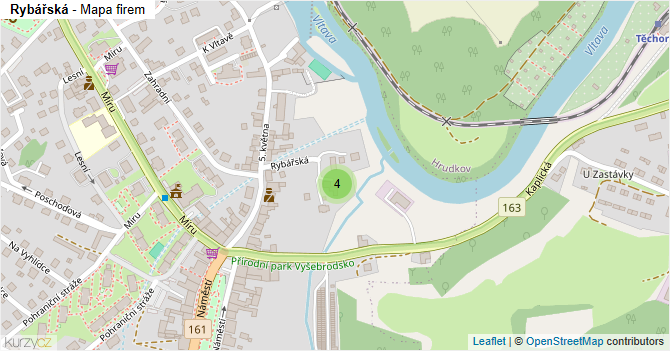 Rybářská - mapa firem