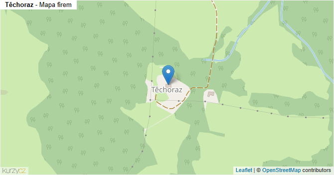 Těchoraz - mapa firem