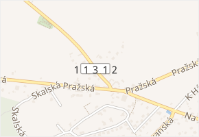 Štíhlická v obci Vyžlovka - mapa ulice
