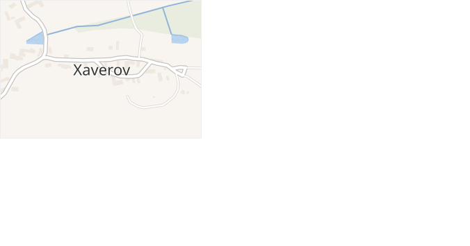 Xaverov v obci Xaverov - mapa části obce