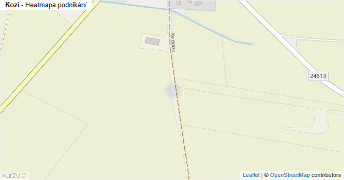 Kozí - mapa podnikání
