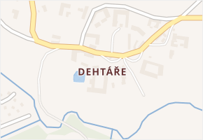 Dehtáře v obci Žabovřesky - mapa části obce
