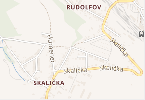 V Háječku v obci Zábřeh - mapa ulice