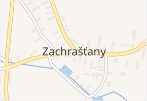 Zachrašťany v obci Zachrašťany - mapa části obce