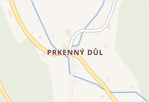 Prkenný Důl v obci Žacléř - mapa části obce