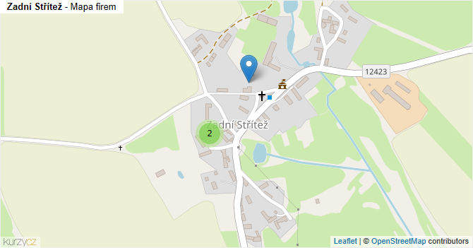 Zadní Střítež - mapa firem