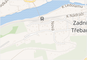 K Voškovu v obci Zadní Třebaň - mapa ulice