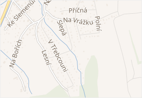 Ke Studánce v obci Zadní Třebaň - mapa ulice