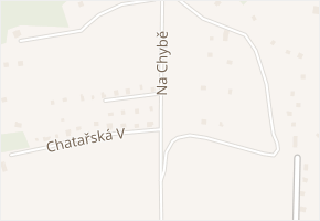 Na Chybě v obci Zadní Třebaň - mapa ulice