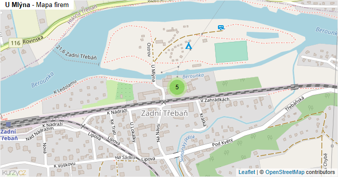 U Mlýna - mapa firem