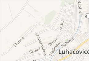 Újezda v obci Záhorovice - mapa ulice