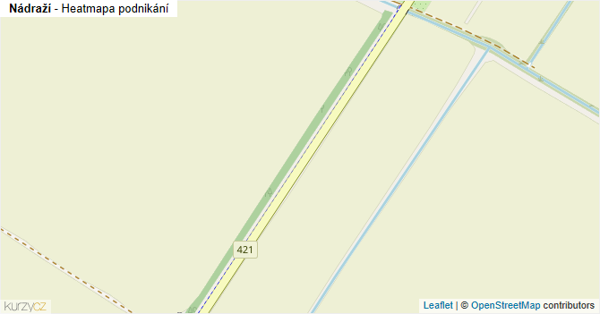 Nádraží - mapa podnikání