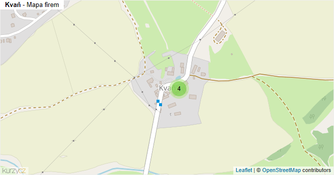 Kvaň - mapa firem