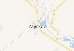 Zajíčkov v obci Zajíčkov - mapa části obce