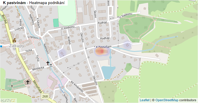 K pastvinám - mapa podnikání