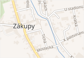 Tichá v obci Zákupy - mapa ulice