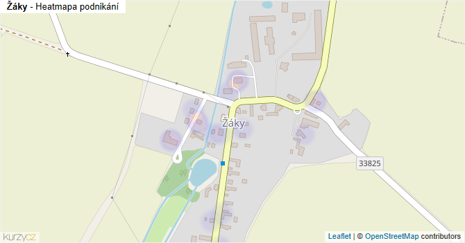 Žáky - mapa podnikání