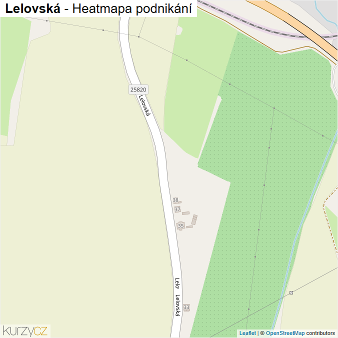 Mapa Lelovská - Firmy v ulici.