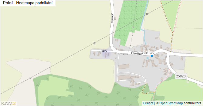 Polní - mapa podnikání