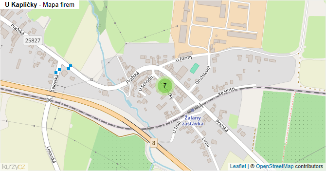 U Kapličky - mapa firem
