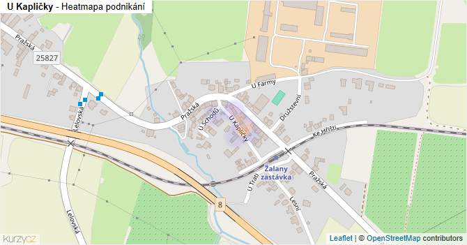 U Kapličky - mapa podnikání