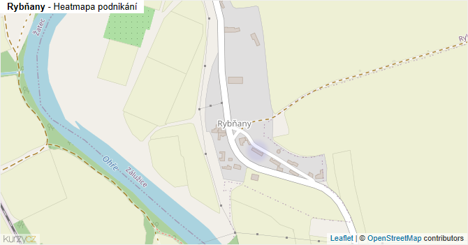 Rybňany - mapa podnikání