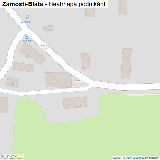 Mapa Zámostí-Blata - Firmy v obci.