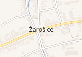 Žarošice v obci Žarošice - mapa části obce