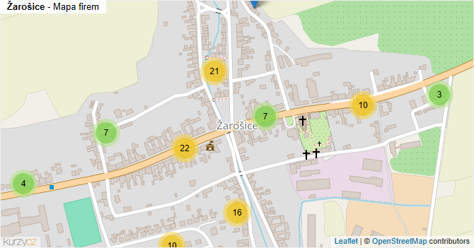 Žarošice - mapa firem