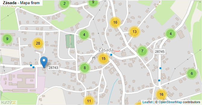 Zásada - mapa firem