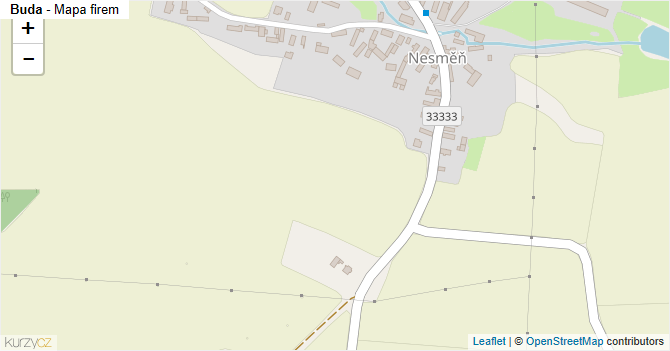 Buda - mapa firem