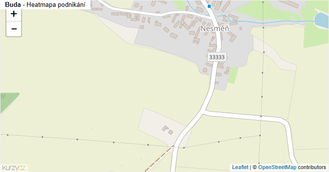 Buda - mapa podnikání