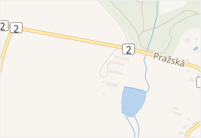 Jägerhaus v obci Zásmuky - mapa ulice