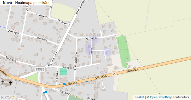 Nová - mapa podnikání