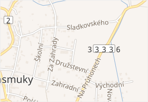 Spojovací v obci Zásmuky - mapa ulice