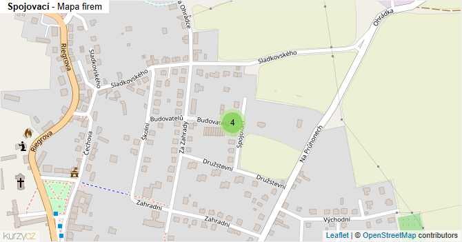 Spojovací - mapa firem
