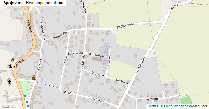 Spojovací - mapa podnikání