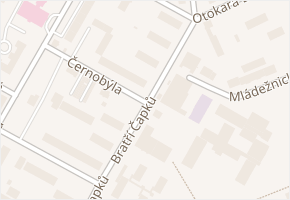Bratří Čapků v obci Žatec - mapa ulice
