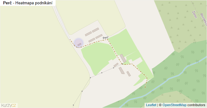 Perč - mapa podnikání