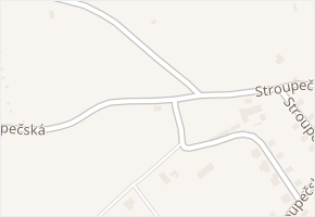 Stroupečská v obci Žatec - mapa ulice
