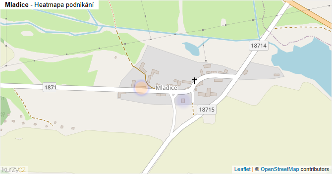 Mladice - mapa podnikání