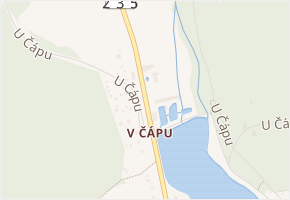 Špacírka v obci Zbiroh - mapa ulice