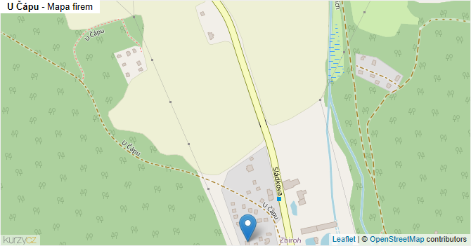 U Čápu - mapa firem
