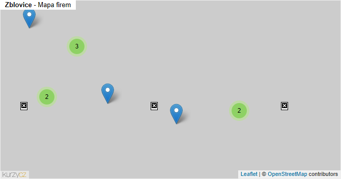Zblovice - mapa firem